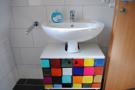 Badezimmer Ferienwohnung FeWo Wattlooper Norden Norddeich