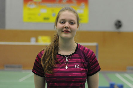 Emma Moszczynski erreichte im Mädchendoppel und im Mixed das EM-Halbfinale. Foto: Claudia Pauli.