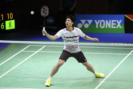 Der Taiwanese Chou Tien Chen kürte sich 2017 zum Titelträger im Herreneinzel. Die Olympiasieger Lin Dan (2008 und 2012) und Chen Long (2016) aus China hingegen verpassten den Einzug ins Finale. Foto: Claudia Pauli