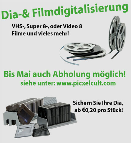 Digitalisierung, Dia-Scan, Filmdigitalisierung