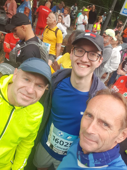 Maik Barthel, Conrad Dietrich und Peter Rohde vom Wunsch-Team aus Burg. 