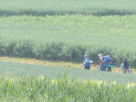 Konfipilgern auf dem Jakobsweg // Foto: privat