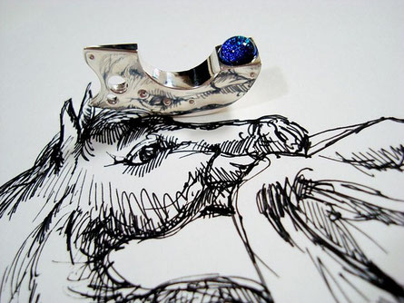 Prototype No.2 with my drawing 2008