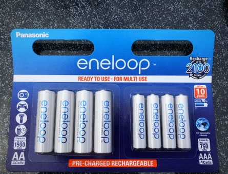 Panasonic eneloop Akkus