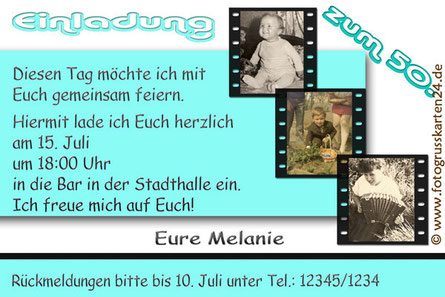 Einladungen Erwachsene Mit Ihren Fotos Wunschtext Gestaltet