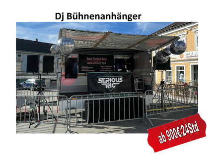 vermietung Mobilebühne mieten ausleihen Oberösterreich Freistadt