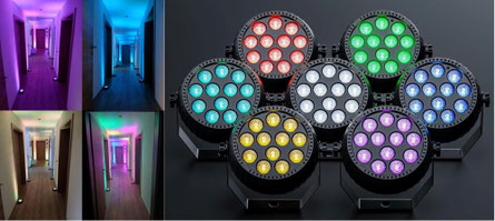 Akku Led Par RGB mieten ausleihen Flurlight Hochzeit