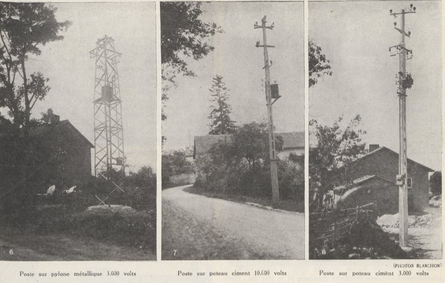 Différents postes de transformation - Revue limousine 1927