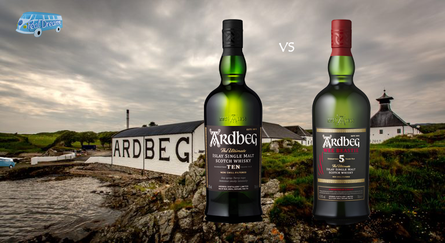ARDBEG TEN VS ARDBEG WEE BEASTIE - peatdream.com