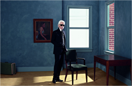 Karl Lagerfeld - Autoportrait - New-York 2011