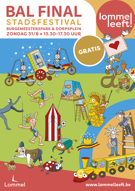 Dirk Van Bun Communicatie & Vormgeving - Bal Final - Grafisch ontwerp en illustraties - Affiche, folder en bierkaartjes