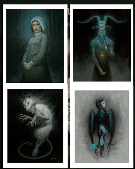 Ilustraciones originales de Brom