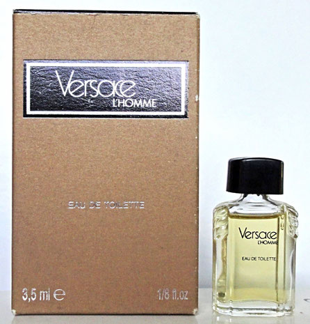 VERSACE L'HOMME - EAU DE TOILETTE 3,5 ML - PETITE MINIATURE, UNE AUTRE PLUS GRANDE EXISTE.