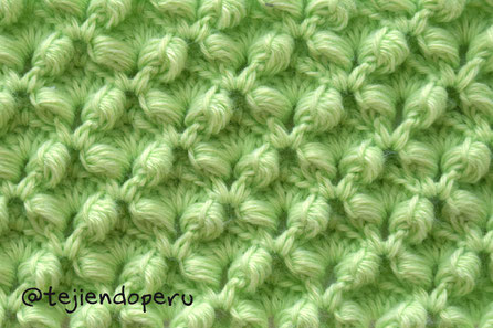 Punto smock tejido a crochet