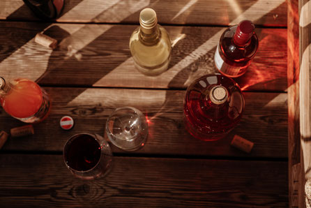 Gewürztraminer-Maische verschwommen