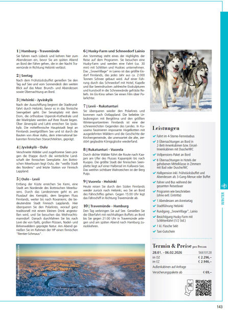 Busreisen: 10 Tage Reise Nordlicher & Lappland entdecken...