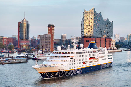 MS Hamburg Kreuzfahrten. Alle Reedereien WWeltweit bei uns buchbar mit Jubuläumsrabatten...