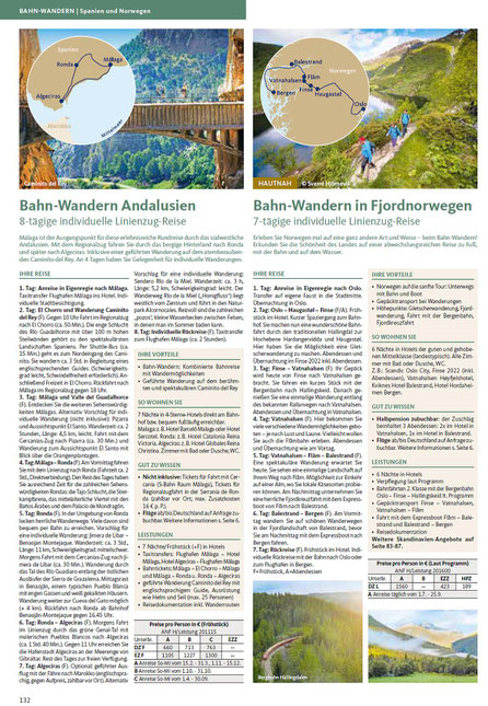 Die neue Art zu Wandern Bahnwandern individuell...