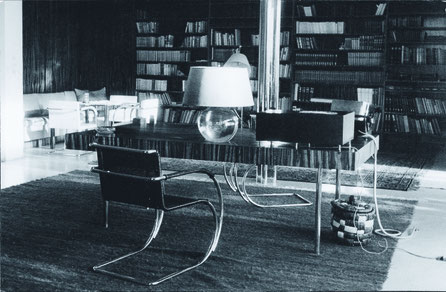 Haus Tugendhat, Bibliothek. Foto: Fritz Tugendhat, ca. 1932