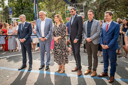 de izquierda: Petr Fiala, Vlastimíl Válek, Markéta Vaňková, Jáchym Kanarek, Jan Grolich, Martin Maleček