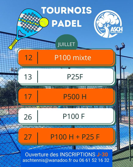 Tournoi PADEL Nord Montpellier