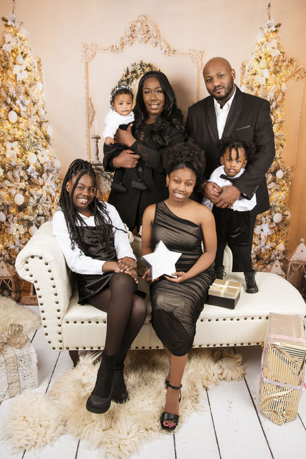 kerstfotoshoot met gezin