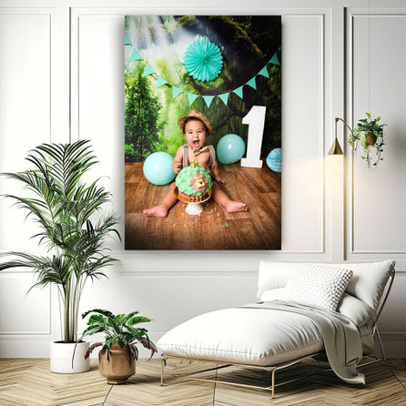 cake smash op canvas