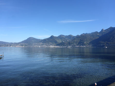 Genfer See, Blick auf Monteux