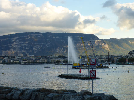 Wasserfontaine Genf