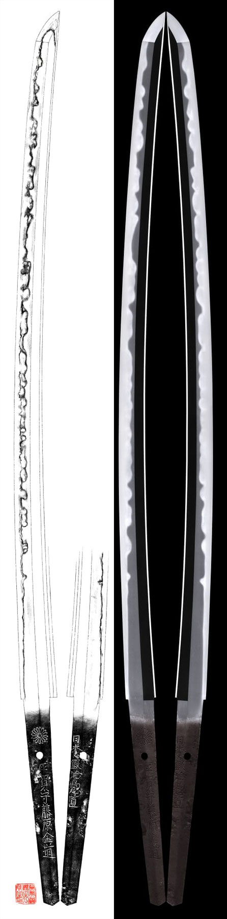 Katana Kinmichi 金道. Pieza excepcional calidad e importancia histórica. Año 1688-1704. NBTHK Tokubetsu Hozon