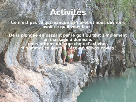 Activités sportives Phuket - guide francophone