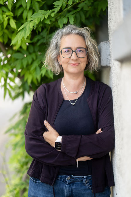 Sexualberaterin Petra Krug bei einer Tasse Tee
