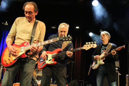 Drei Ausnahmemusiker in Aktion: Werner Dannemann, Achim Bosch und Paul Lawall (von links). Fotos: Miche Hepp 