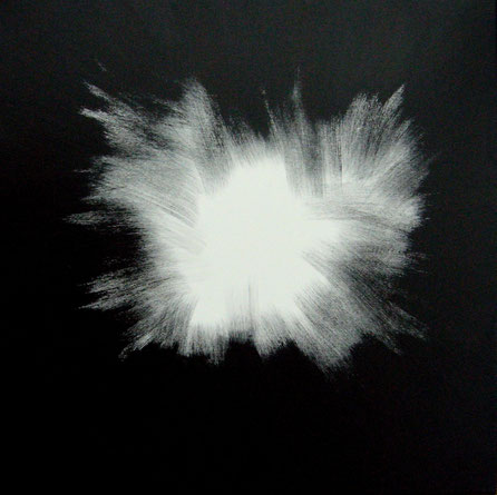 "Boum !" - 80X80 X 2 cm