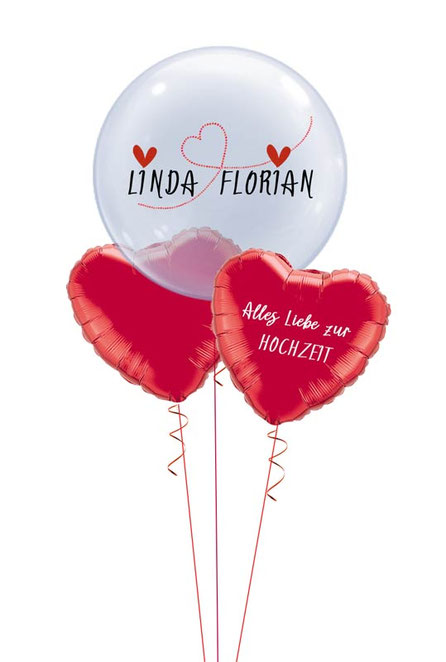 Geschenkballons Zur Hochzeit Luftballons Zum Staunen Silke Andreas Schmitt