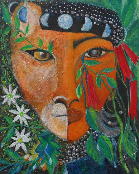 Paz Treuquil (2022), 24x30 cm.