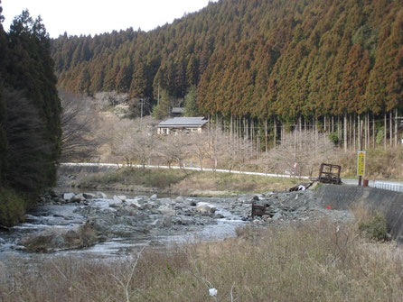 シーズン前、３月の入遠野川です