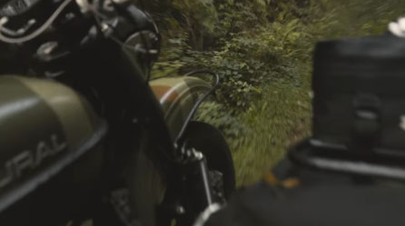 different view out of the sidecar I don't usually see this
