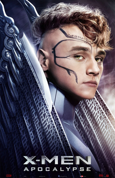 X-Men Apocalypse Charaktere - Angel - Archangel - 20th Century Fox - kulturmaterial