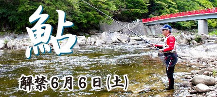 巴川漁協鮎年券女性優待