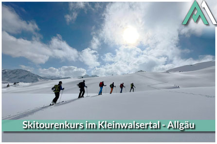 SKITOURENKURS IM KLEINWALSERTAL/ALLGÄU Drei Tage Skitouren-Ausbildung rund um die Schwarzwasserhütte mit AMICAL ALPIN
