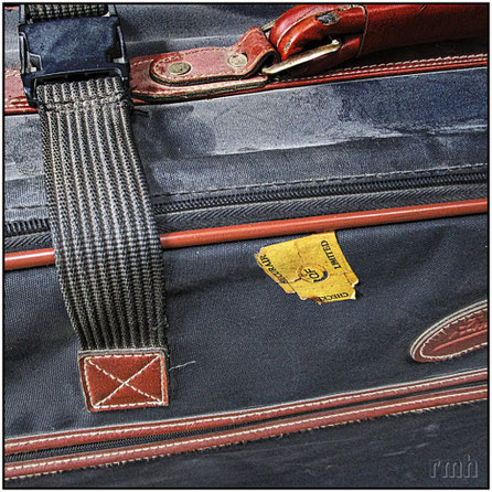 dusty suitcase