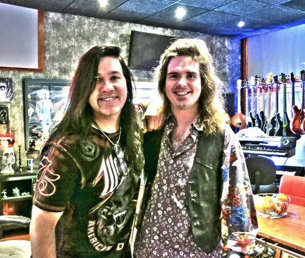 Mark Slaughter & me at WireWorld Studio (Nashville/USA)