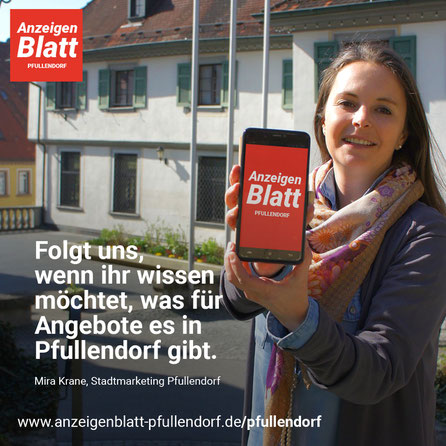 Mira Kran, Stadtmarketing Pfullendorf nutzt das Anzeigenblatt Pfullendorf