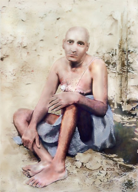 Sadguru Upasni Maharaj  1916-'18. Image rendered by Anthony Zois.