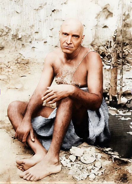 Sadguru Upasni Maharaj 1916-'18. Image rendered by Anthony Zois. BP