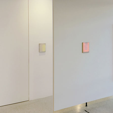 Installationsansicht, Julia Brennacher - Spatial Encounters, Plattform 6020, Innsbruck, 2020