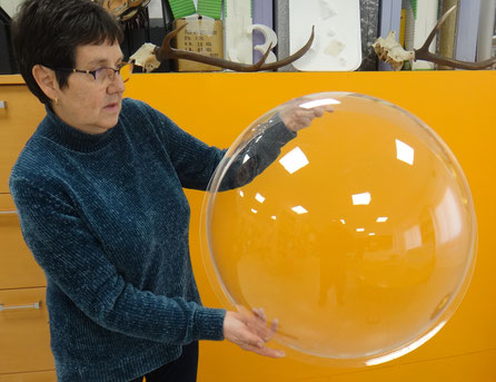 half sphere 60 cm clear plexiglass