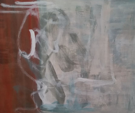 Ohne Titel    Eitempera auf Leinwand     100 x 120 cm 