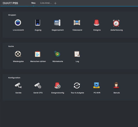 kostenlose Smart PSS Software von Dahua, Videoüberwachungssystem